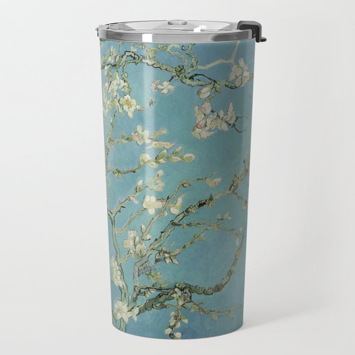 Almond Blossoms Travel Mug Gallery Image 2