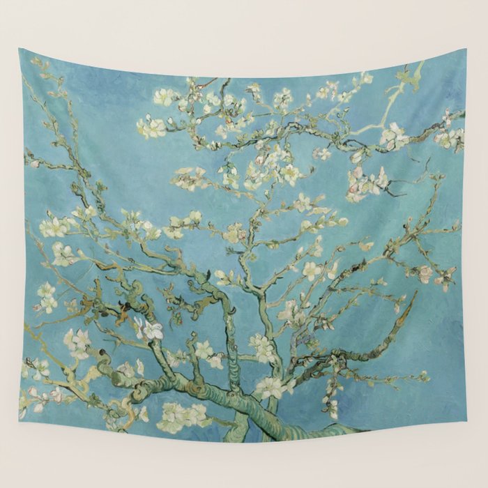 Almond Blossoms Wall Tapestry Gallery Image 4