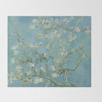 Almond Blossoms Throw Blanket Gallery Image 2