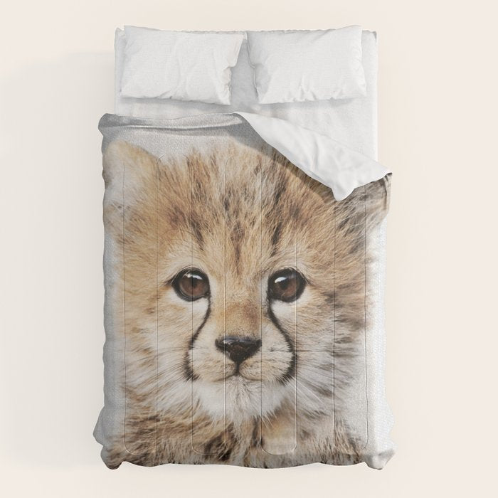 Baby Cheetah - Colorful Comforter Gallery Image 6