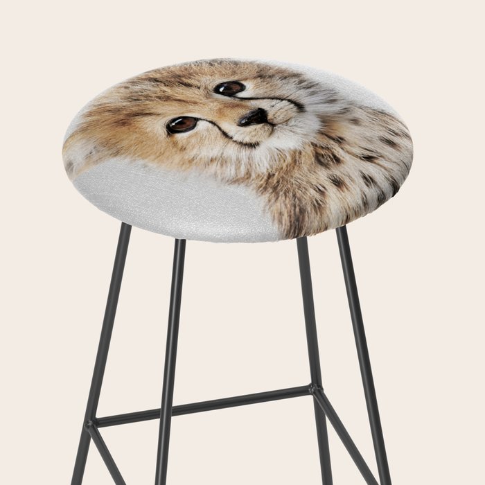 Baby Cheetah - Colorful Stool Gallery Image 2