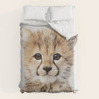 Baby Cheetah - Colorful Duvet Cover Gallery Image 6