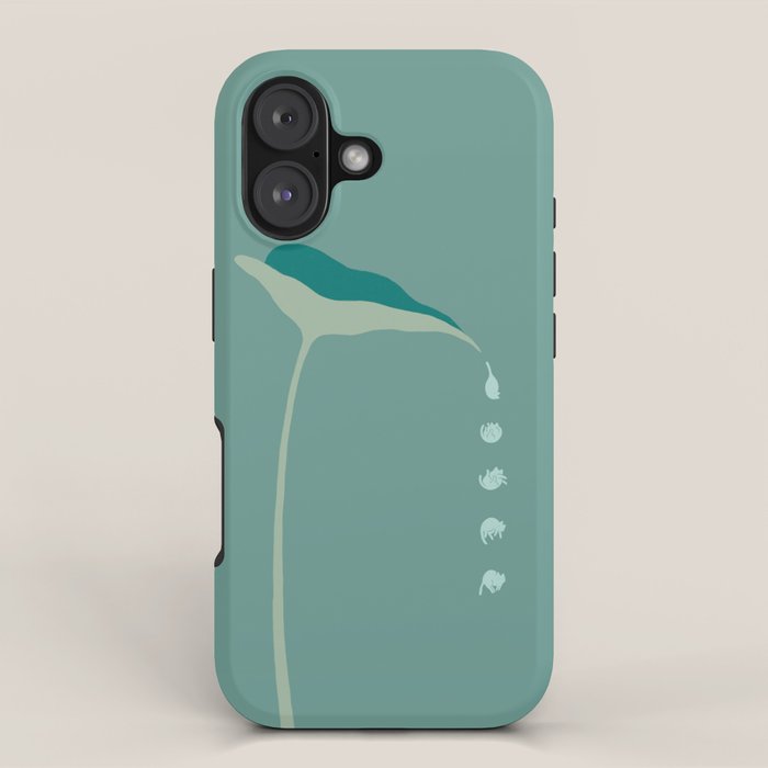 Cat and Plant 54 iPhone Case Gallery Image 1