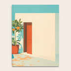 Mediterranean Balcony Orange Tree Notebook Gallery Image 4