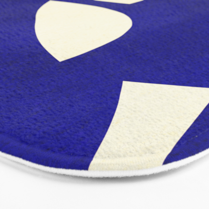 Abstract A15-blue Bath Mat Gallery Image 3