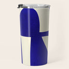 Abstract A15-blue Travel Mug Gallery Image 3