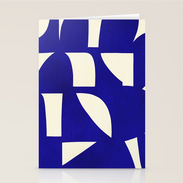 Abstract A15-blue Stationery Card Gallery Image 1