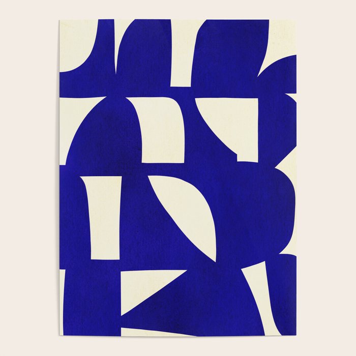 Abstract A15-blue Poster Gallery Image 4