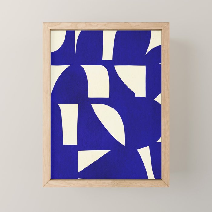Abstract A15-blue Mini Art Print Gallery Image 1