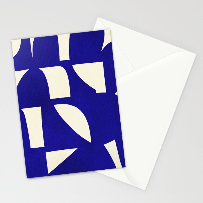 Abstract A15-blue Stationery Card Gallery Image 2