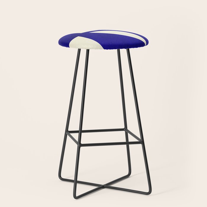 Abstract A15-blue Stool Gallery Image 1