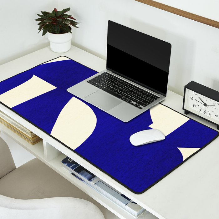 Abstract A15-blue Desk Mat Gallery Image 2