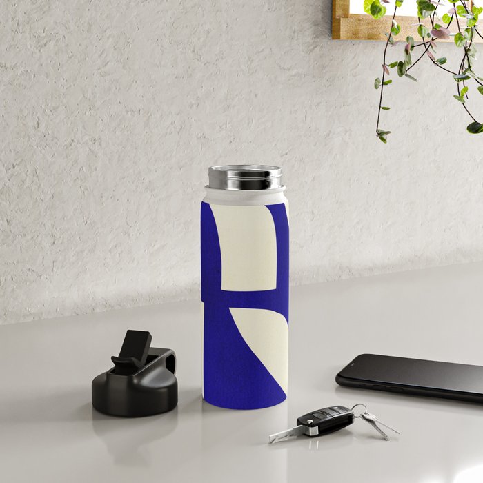 Abstract A15-blue Water Bottle Gallery Image 4