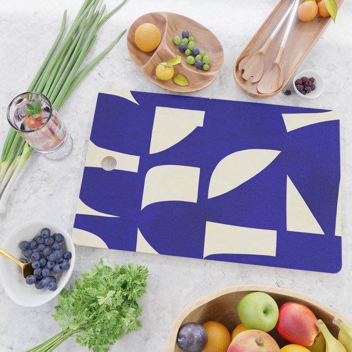Abstract A15-blue Cutting Board Gallery Image 2