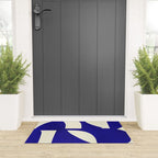 Abstract A15-blue Welcome Mat Gallery Image 3