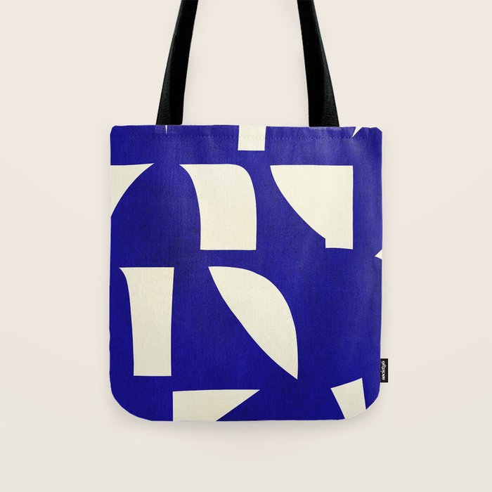 Abstract A15-blue Tote Bag Gallery Image 1