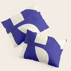 Abstract A15-blue Pillow Sham Gallery Image 3