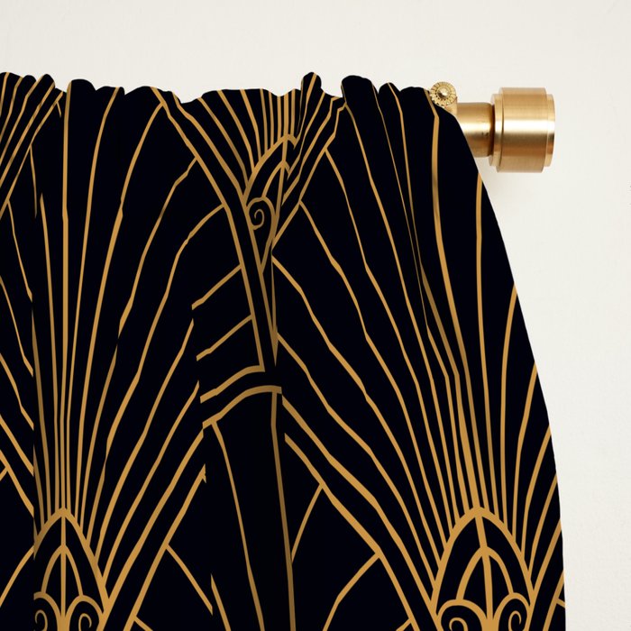 1920s revival Window Curtain Gallery Image 2