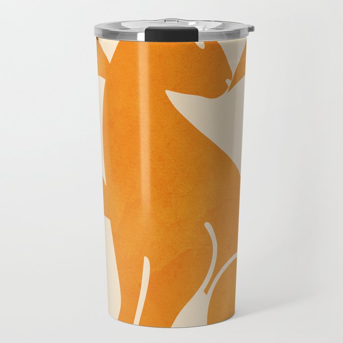 Minimalist Rabbit 3 Travel Mug Gallery Image 1