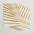 Metallic Gold Palm Leaf Wrapping Paper Gallery Image 3