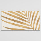 Metallic Gold Palm Leaf Desk Mat Gallery Image 3