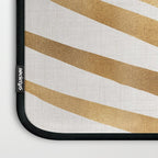 Metallic Gold Palm Leaf Laptop Sleeve Gallery Image 3