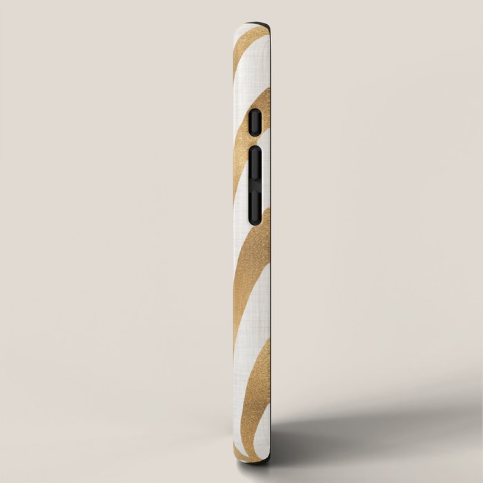 Metallic Gold Palm Leaf iPhone Case Gallery Image 2