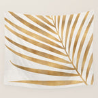 Metallic Gold Palm Leaf Wall Tapestry Gallery Image 4