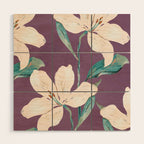 Spring Flowers 5 Wood Wall Art Gallery Image 1
