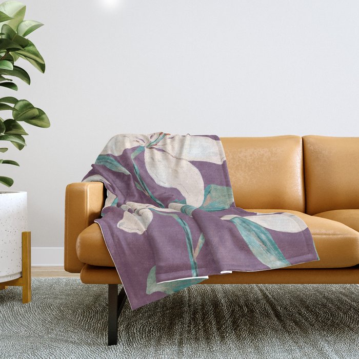 Spring Flowers 5 Throw Blanket Gallery Image 1