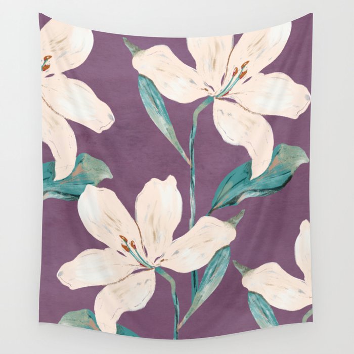Spring Flowers 5 Wall Tapestry Gallery Image 1