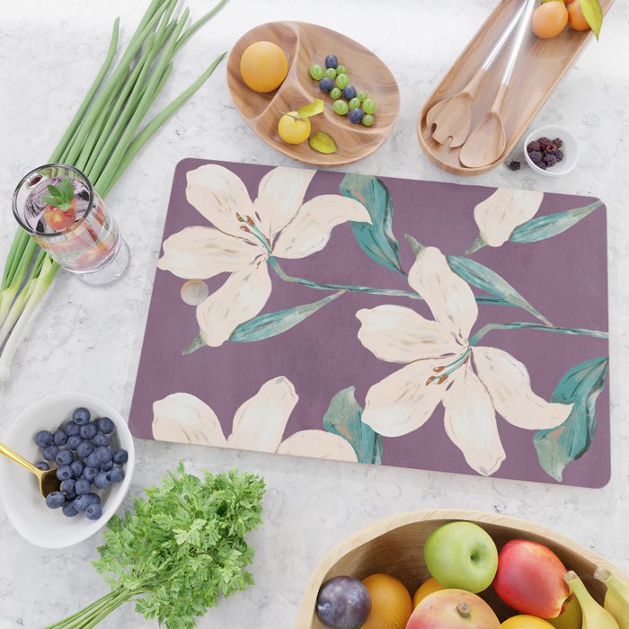 Spring Flowers 5 Cutting Board Gallery Image 2