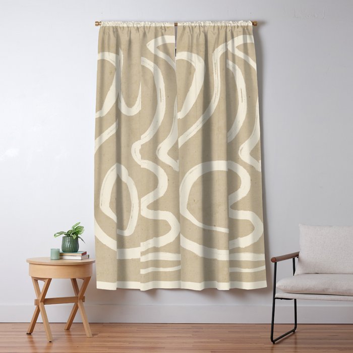 Abstract line art 71 Window Curtain Gallery Image 5
