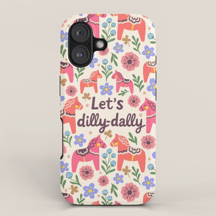 Let us dilly-dally iPhone Case Gallery Image 1