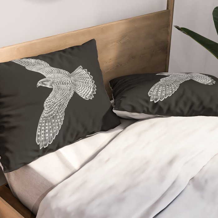 Peregrine Falcon Pillow Sham Gallery Image 2