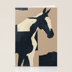 Abstract Minimal Horse 7 Stationery Card Gallery Image 2