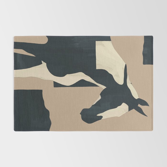 Abstract Minimal Horse 7 Rug Gallery Image 2