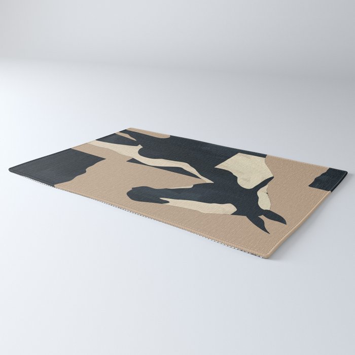 Abstract Minimal Horse 7 Rug Gallery Image 3