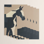 Abstract Minimal Horse 7 Wrapping Paper Gallery Image 3