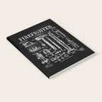Firefighter Fire Department Fireman Vintage Patent Print Notebook Gallery Image 2