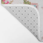 Santorini Greece Mamma Mia Pink House Travel Photography Bath Mat Gallery Image 2