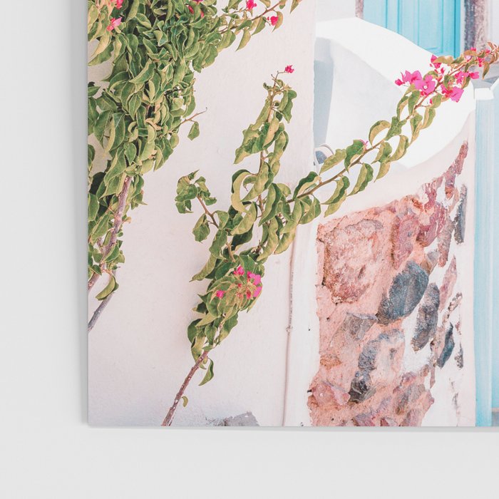 Santorini Greece Mamma Mia Pink House Travel Photography Poster Gallery Image 3