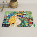 Gustav Klimt Baby in Cradle, 1917/1918 Rug Gallery Image 1