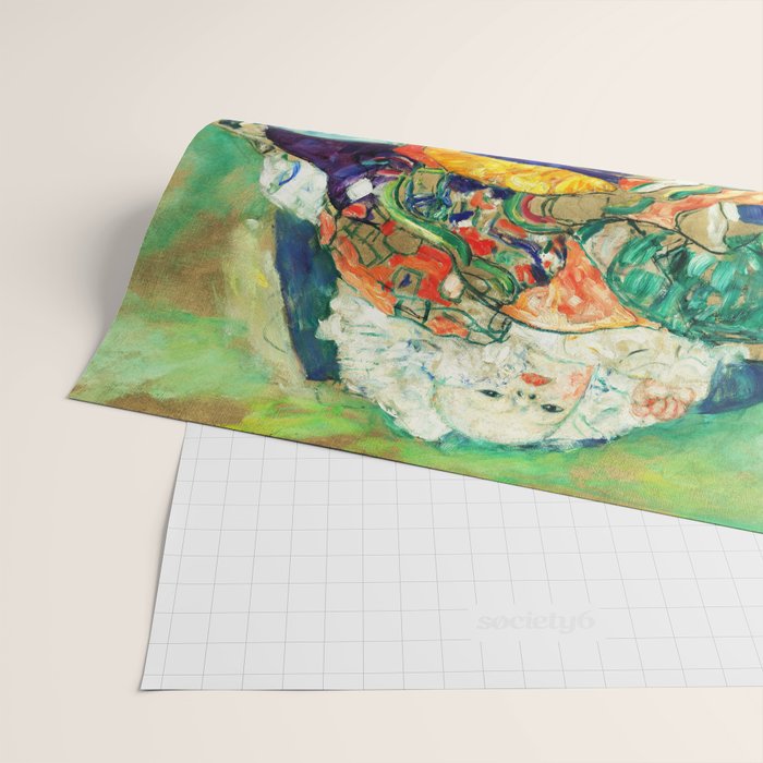 Gustav Klimt Baby in Cradle, 1917/1918 Wrapping Paper Gallery Image 2