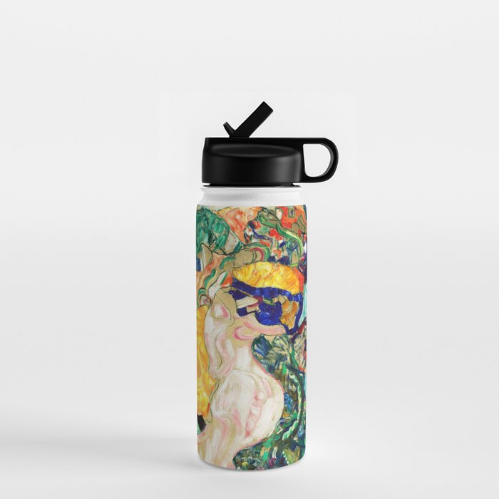 Gustav Klimt Baby in Cradle, 1917/1918 Water Bottle Gallery Image 1