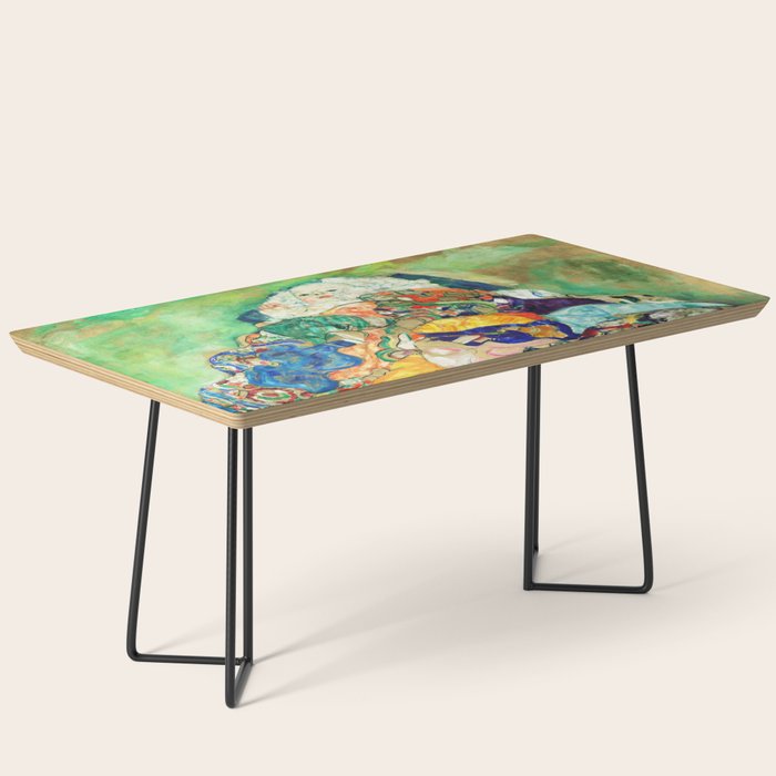 Gustav Klimt Baby in Cradle, 1917/1918 Coffee Table Gallery Image 1