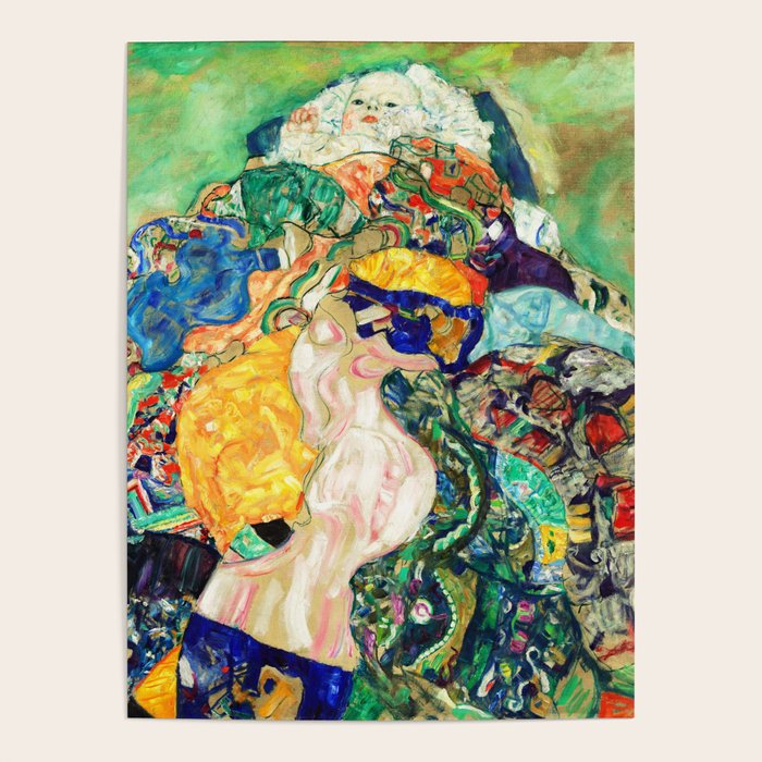 Gustav Klimt Baby in Cradle, 1917/1918 Poster Gallery Image 4