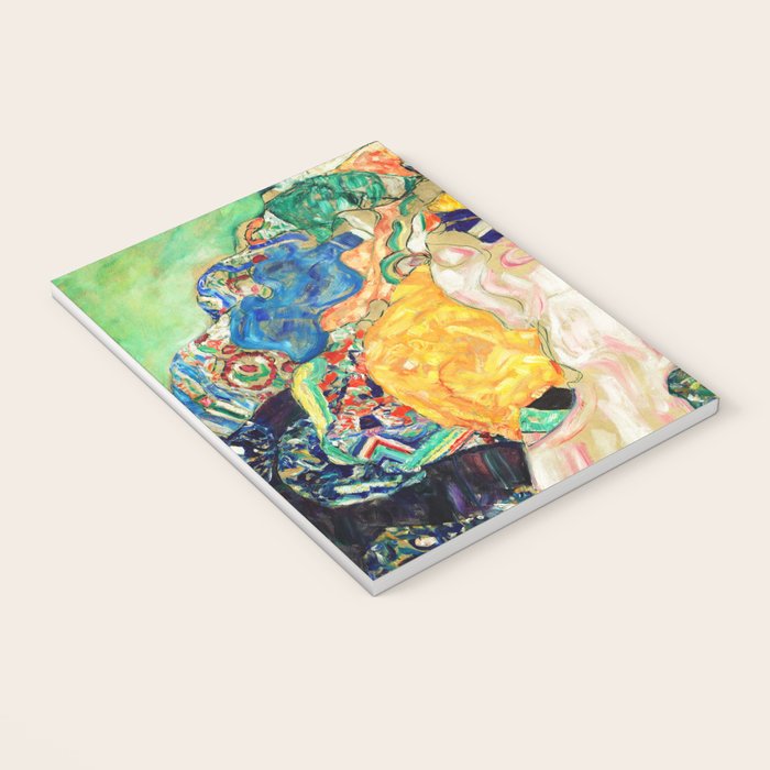 Gustav Klimt Baby in Cradle, 1917/1918 Notebook Gallery Image 3