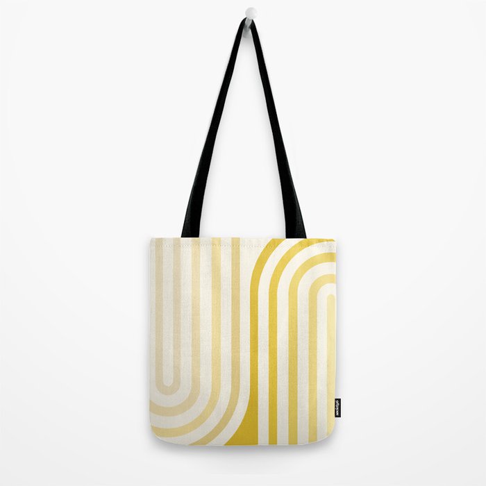 Bold Curvature Stripes XVIII Tote Bag Gallery Image 2