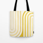 Bold Curvature Stripes XVIII Tote Bag Gallery Image 1